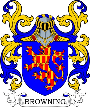 BROWNING family crest