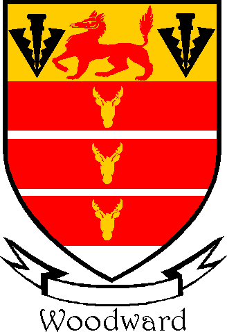 WOODWARD family crest